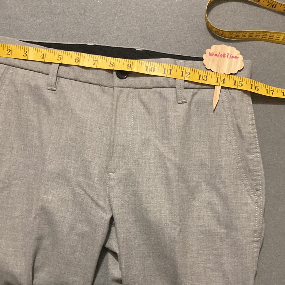 Juke de Luxe light gray trousers size 31-32 64%polyester 32%viscose 5% spandex - Picture 5 of 9